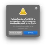 Installation help for Mac Adobe products